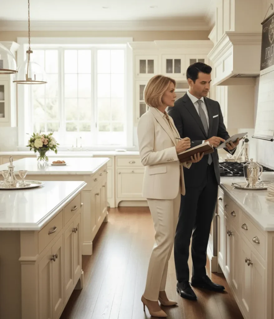 couple d’intendants de propriété