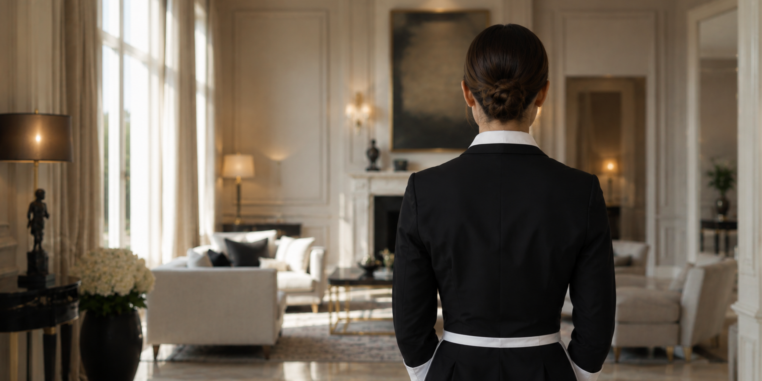 personnel de maison de luxe